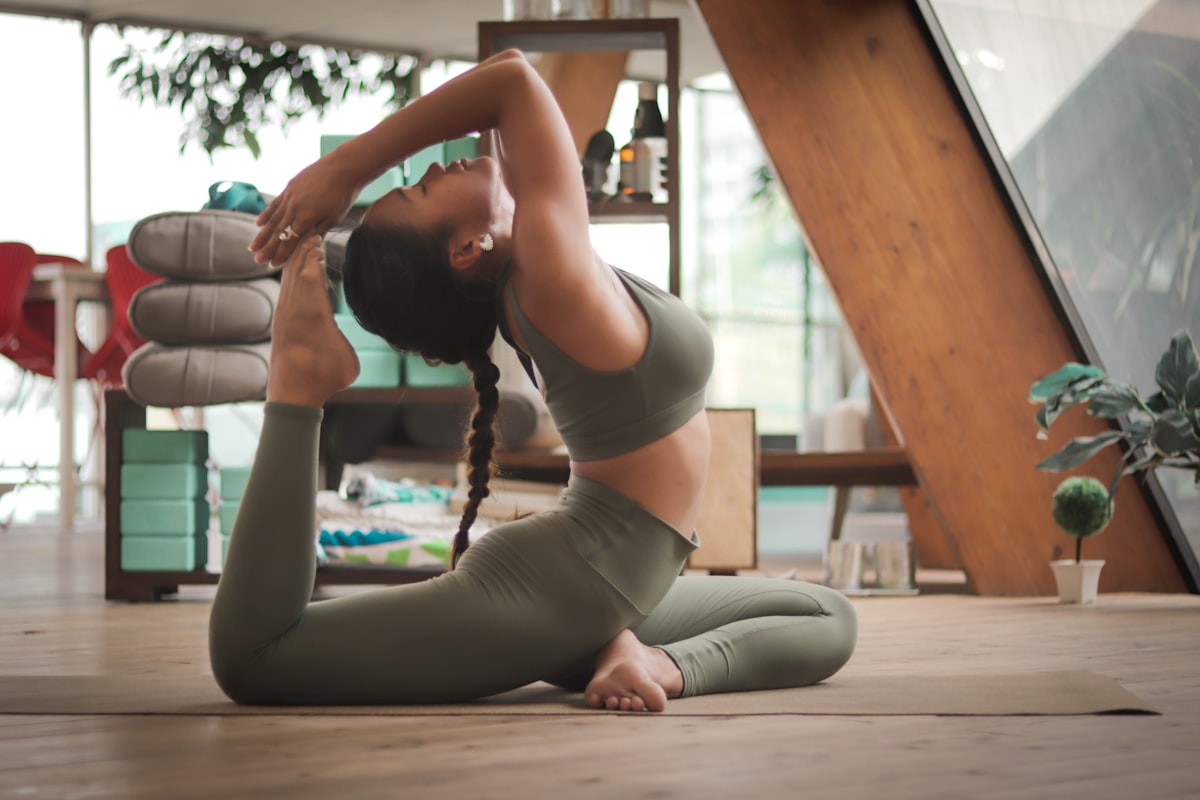 Tree pose for balance and focus